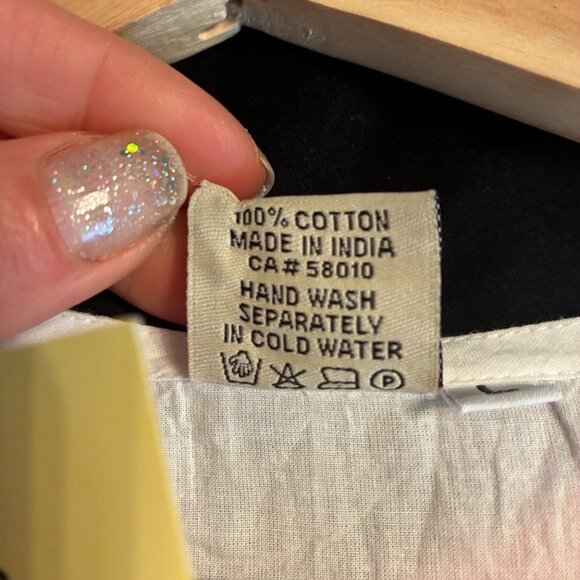 White Cotton Blouse - NWT - Picture 9 of 11